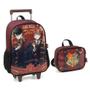 Imagem de Kit Mochila Grande Com Rodinha Lancheira Harry Potter