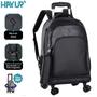 Imagem de Kit Mochila Grande Resistente Notebool Rodinhas 360 Meninos