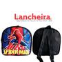 Imagem de Kit Mochila Homem Aranha de Rodinhas com Lancheira e Estojo