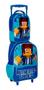 Imagem de Kit Mochila Infantil Authentic Games Meninos Rodinhas G Azul