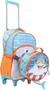 Imagem de Kit Mochila Infantil Baby Shark Rodinhas MIM6325-C