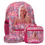 Imagem de Kit Mochila Infantil Barbie de Costas Tam G Juvenil Aulas