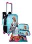 Imagem de Kit Mochila Infantil Barbie Filme Meninas Escolar Rodinhas