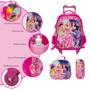 Imagem de Kit Mochila Infantil Barbie Lancheira Estojo Envio 24 Hrs