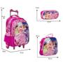 Imagem de Kit Mochila Infantil Barbie Princesa Rodinha Com Lancheira