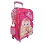 Imagem de Kit Mochila Infantil Barbie Tam G Rodinhas