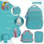 Imagem de Kit Mochila Infantil Bolsa Menina Stitch Costas 3 Peças