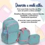 Imagem de Kit Mochila Infantil Bolsa Menina Stitch Costas 3 Peças