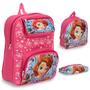 Imagem de Kit Mochila Infantil Bolsa Princesinha Sofia Com Lancheira