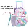 Imagem de Kit Mochila Infantil Carrinho Rodinhas + Lancheira + Estojo - Yeapp