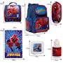 Imagem de Kit Mochila Infantil com Lancheira Spider Man com Itens