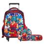 Imagem de Kit Mochila Infantil Com Lancheira Térmica Dragon Ball Rodas