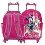 Imagem de Kit Mochila Infantil Com Rodinhas Minnie Volta As Aulas