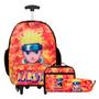 Imagem de Kit Mochila Infantil Com Rodinhas Naruto Juvenil Toys 2U