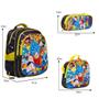 Imagem de Kit Mochila Infantil Costas Dragon Ball Personagens Toys 2U