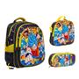 Imagem de Kit Mochila Infantil Costas Dragon Ball Personagens Toys 2U