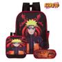 Imagem de Kit Mochila Infantil De Costas Naruto Lancheira E Estojo