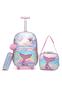 Imagem de  Kit Mochila  Infantil De Rodinha  Escolar Lancheira Estojo