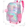 Imagem de  Kit Mochila  Infantil De Rodinha  Escolar Lancheira Estojo