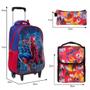 Imagem de Kit Mochila Infantil de Rodinha Menino Spider Man Toys 2U