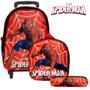 Imagem de Kit Mochila Infantil de Rodinhas Menino Homem Aranha Toys 2U