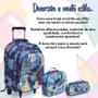 Imagem de Kit Mochila Infantil De Rodinhas Stitch Lancheira Térmica