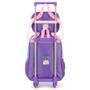 Imagem de Kit Mochila Infantil Disney Encanto Rodinhas Tam G Lancheira