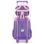 Imagem de Kit Mochila Infantil Disney Encanto Rodinhas Tam G Lancheira Térmica Potinho Garrafinha