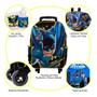 Imagem de Kit Mochila Infantil Escolar Batman Rodinha + Itens Toys 2U