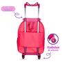 Imagem de Kit Mochila Infantil Escolar Carrinho + Estojo Unicórnio Baby Prática Resistente Volta às Aulas