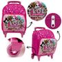 Imagem de Kit Mochila Infantil Escolar Com Rodinhas Lol Boneca