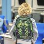 Imagem de Kit Mochila Infantil Escolar de Costas 3D Hulk