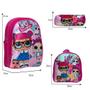 Imagem de Kit Mochila Infantil Escolar Feminina LOL Surprise Passeio