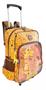 Imagem de Kit Mochila Infantil Escolar Girafa Rodinhas Grande Up4you