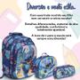 Imagem de Kit Mochila Infantil Escolar Lilo E Stitch Costas Grande