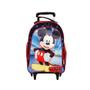 Imagem de Kit Mochila Infantil Escolar Mickey Mouse Disney De Rodinha