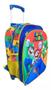 Imagem de Kit Mochila Infantil Escolar Super Mário Bros Rodinhas M F5