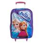 Imagem de Kit Mochila Infantil Frozen Rodinhas Tam G Com Lancheira e Estojo