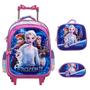 Imagem de Kit Mochila Infantil Frozen Rodinhas Toys 2U Envio Imediato