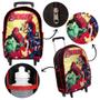 Imagem de Kit Mochila Infantil G Rodinha Menino Vingadores Toys 2U