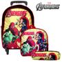 Imagem de Kit Mochila Infantil G Rodinha Menino Vingadores Toys 2U