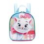 Imagem de Kit Mochila Infantil Gata Marie Gatinha Escolar Tam G Rodinhas Lancheira Térmica Estojo