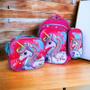 Imagem de Kit Mochila Infantil Grande 3d Escolar com Lancheira e Estojo Unicórnio
