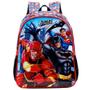 Imagem de Kit Mochila Infantil Liga Da Justiça Costas Tam G Estojo