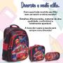 Imagem de Kit Mochila Infantil Masculina Carros 3d Costas + Lancheira