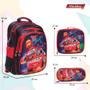 Imagem de Kit Mochila Infantil Masculina Carros 3D Lancheira Estojo