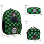 Imagem de Kit Mochila Infantil Masculina Demon Slayer Costas Juvenil