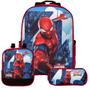 Imagem de Kit Mochila Infantil Masculina Lancheira Estojo Homem Aranha