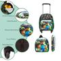 Imagem de Kit Mochila Infantil Masculina Minecraft Rodinha Pequena