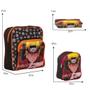 Imagem de Kit Mochila Infantil Masculina Naruto Creche Passeio Costas